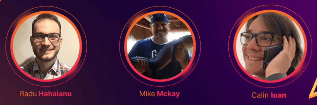Mike McKay, Radu Hahaianu, and Calin Loan